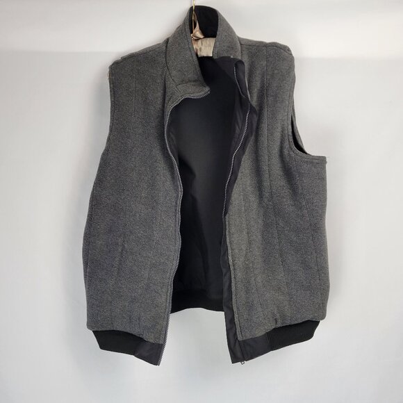 Chaps Black Fleece-Lined Puffer Vest Size XL - Picture 12 of 12